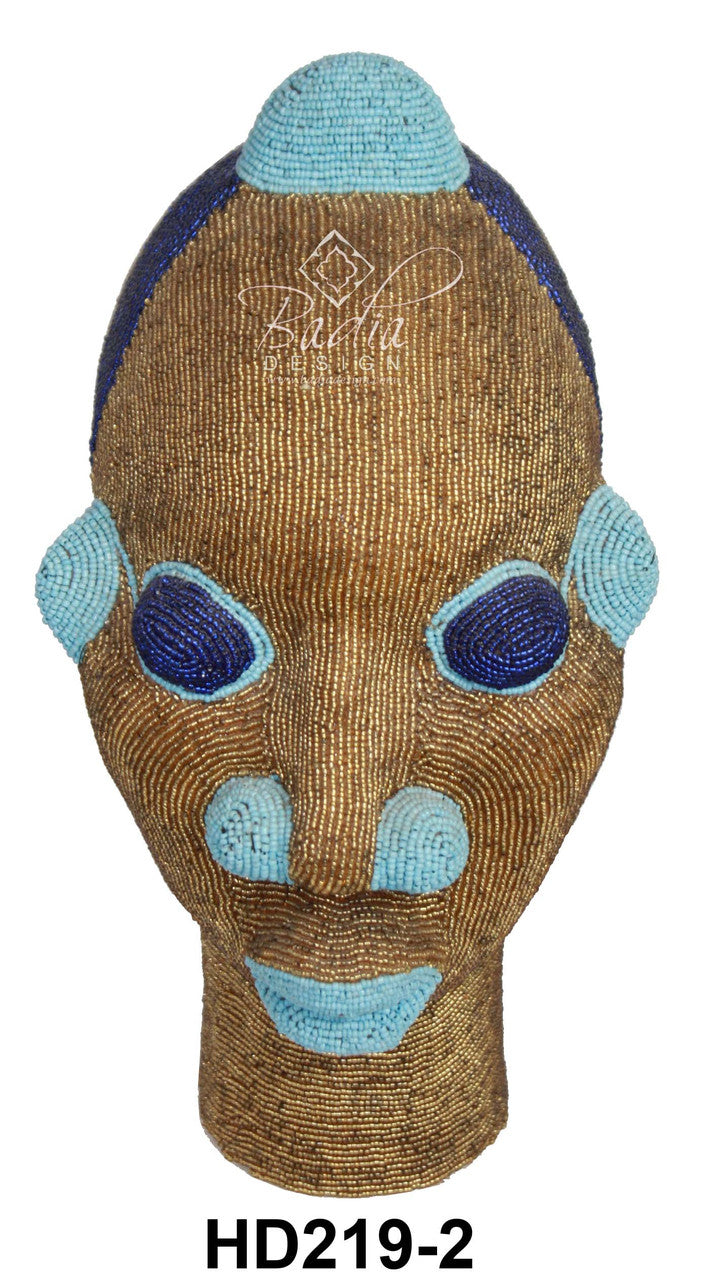 Multi-Color African Beaded Heads