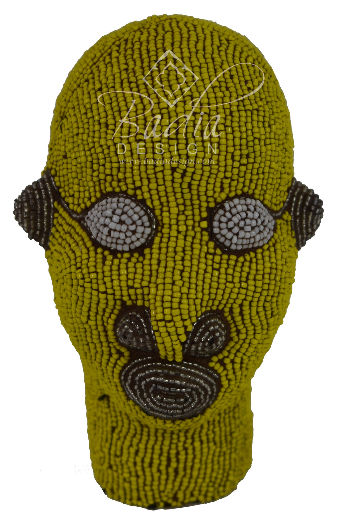 Multi-Color African Beaded Head