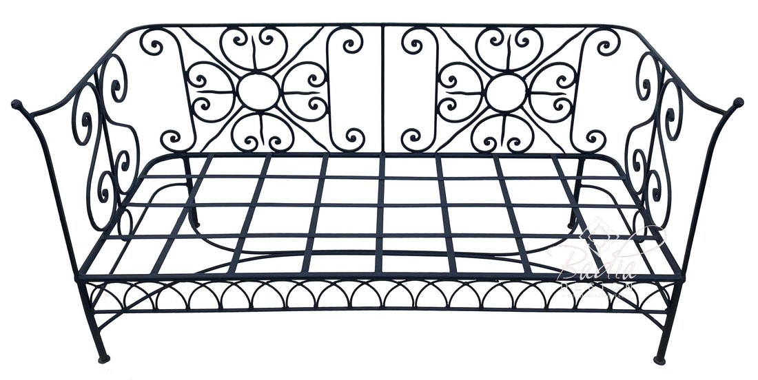 Wrought Iron Bench