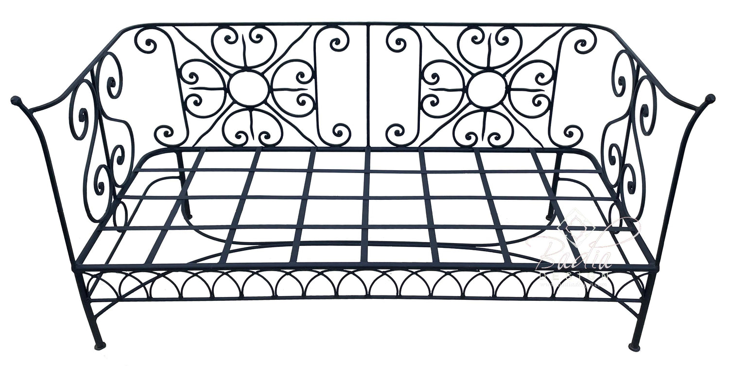 Wrought Iron Bench