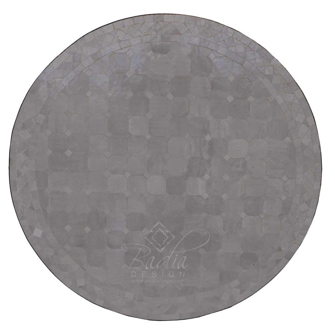 32" Round Mosaic Tile Table Top