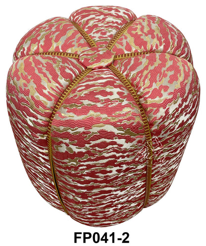 Multi-Color Moroccan Fabric Pouf