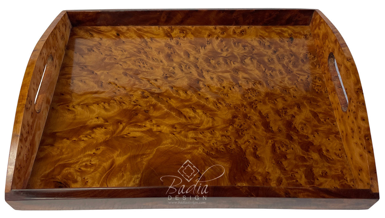 Thuya Wooden Serving Trays