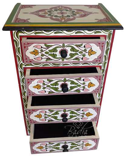 Hand Painted Bedroom Nightstand