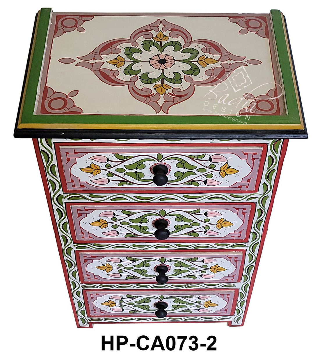 Hand Painted Bedroom Nightstand