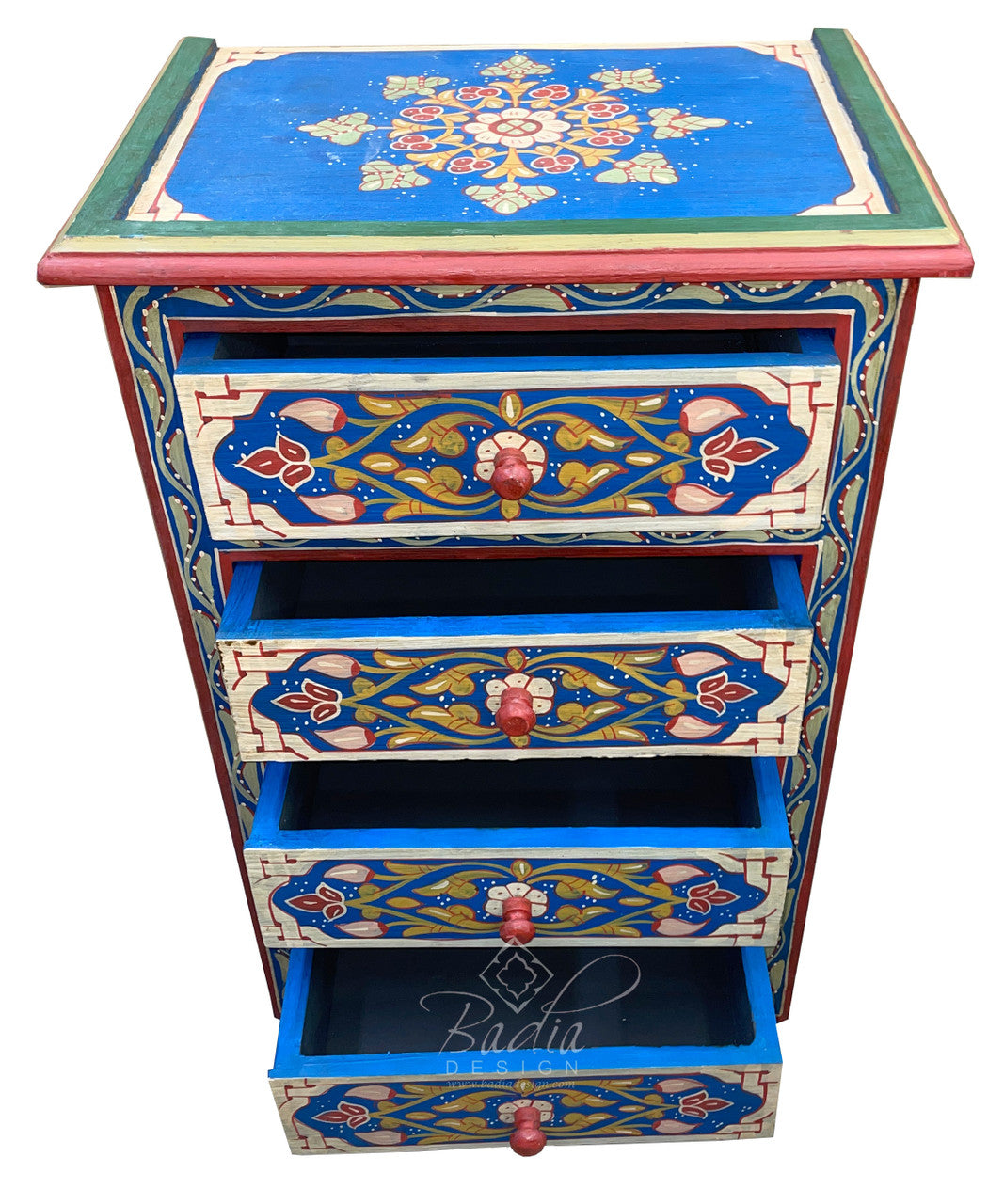 Hand Painted Bedroom Nightstand