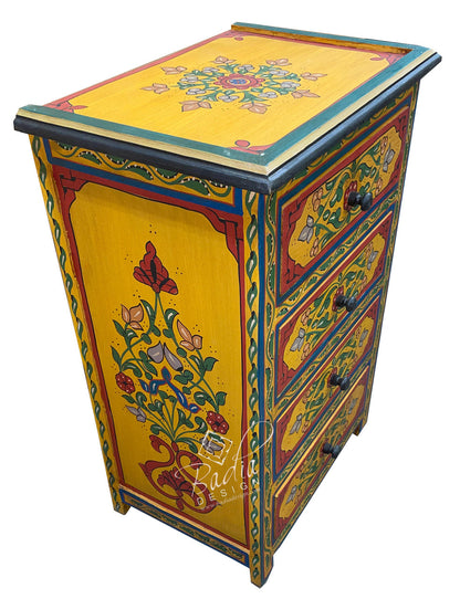Hand Painted Bedroom Nightstand