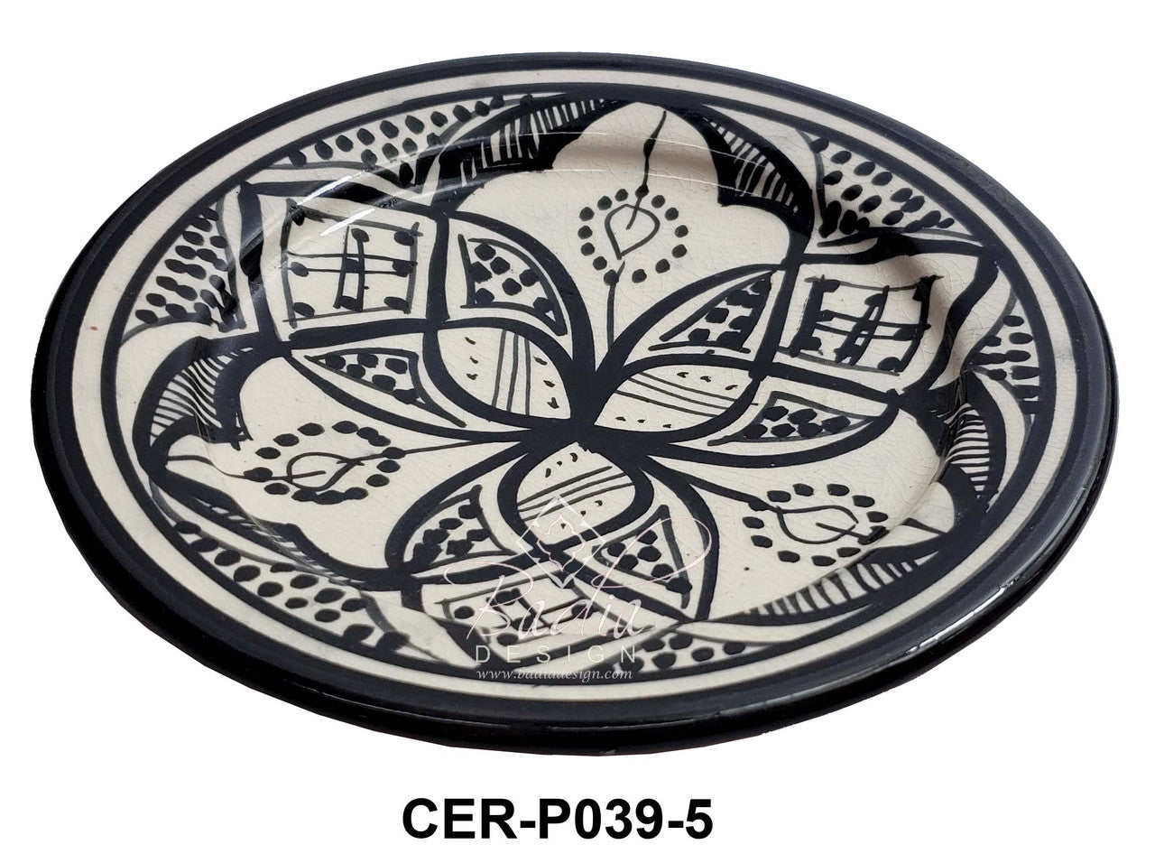 Small Hand Painted Ceramic Plate