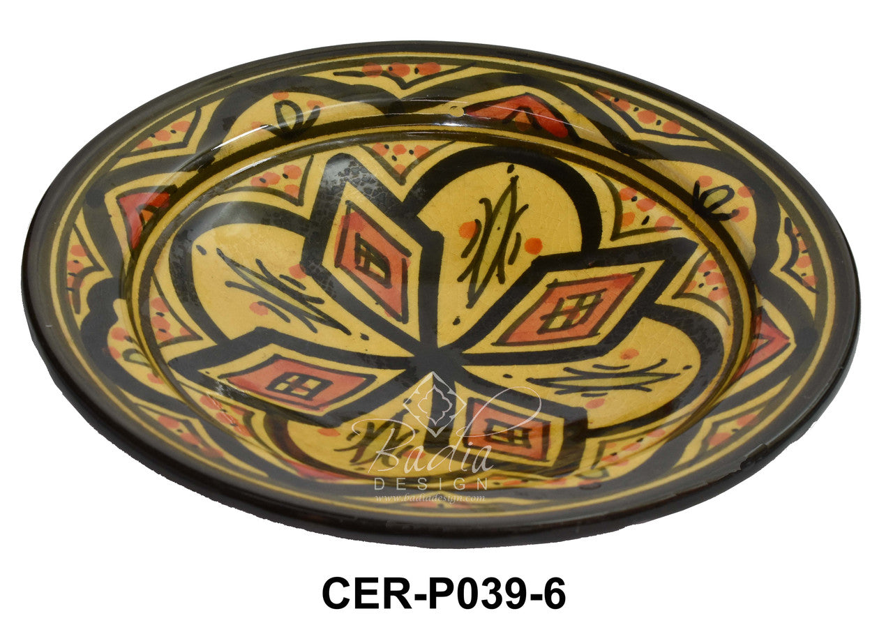 Small Hand Painted Ceramic Plate