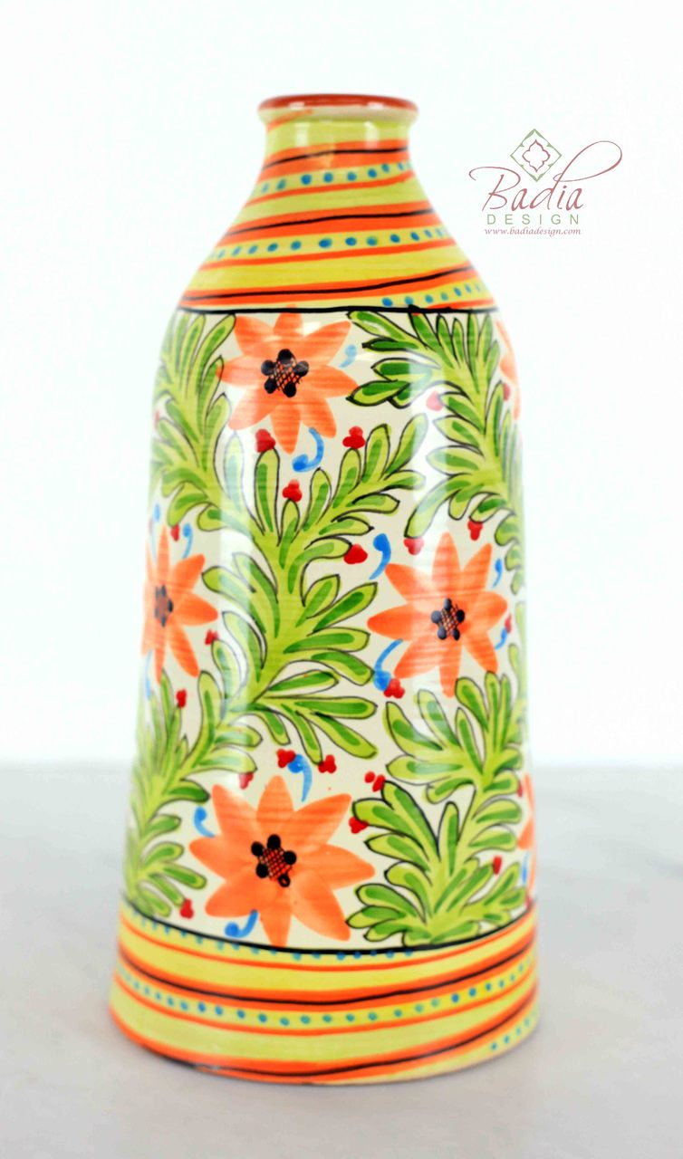 Hand Painted Ceramic Vase