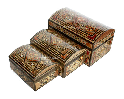 Inlaid Wooden Jewelry Box