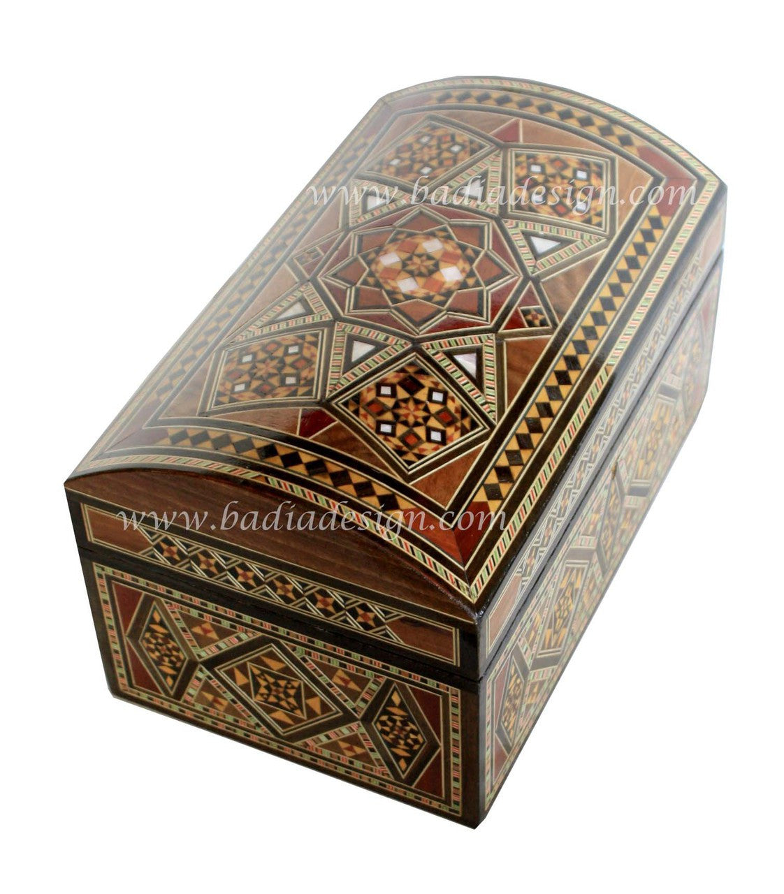 Inlaid Wooden Jewelry Box