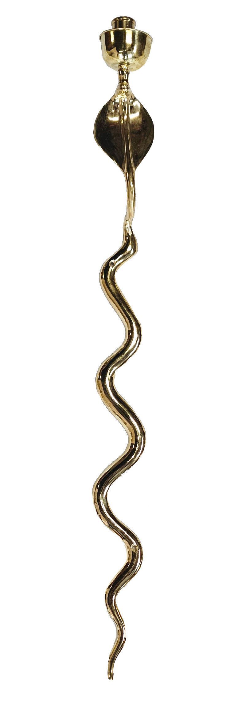 Moroccan Solid Brass Cobra Wall Sconce