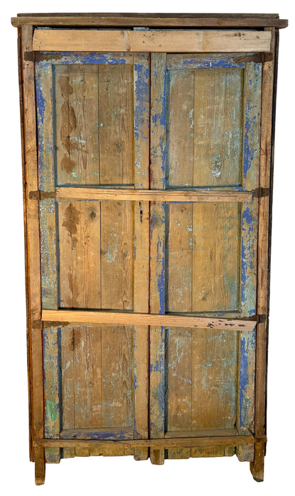 Tall Red Moroccan Hand Painted Door