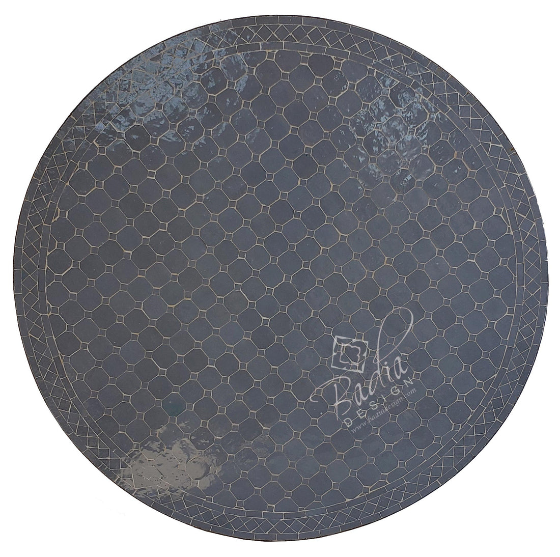 48" Moroccan Mosaic Tile Table Top