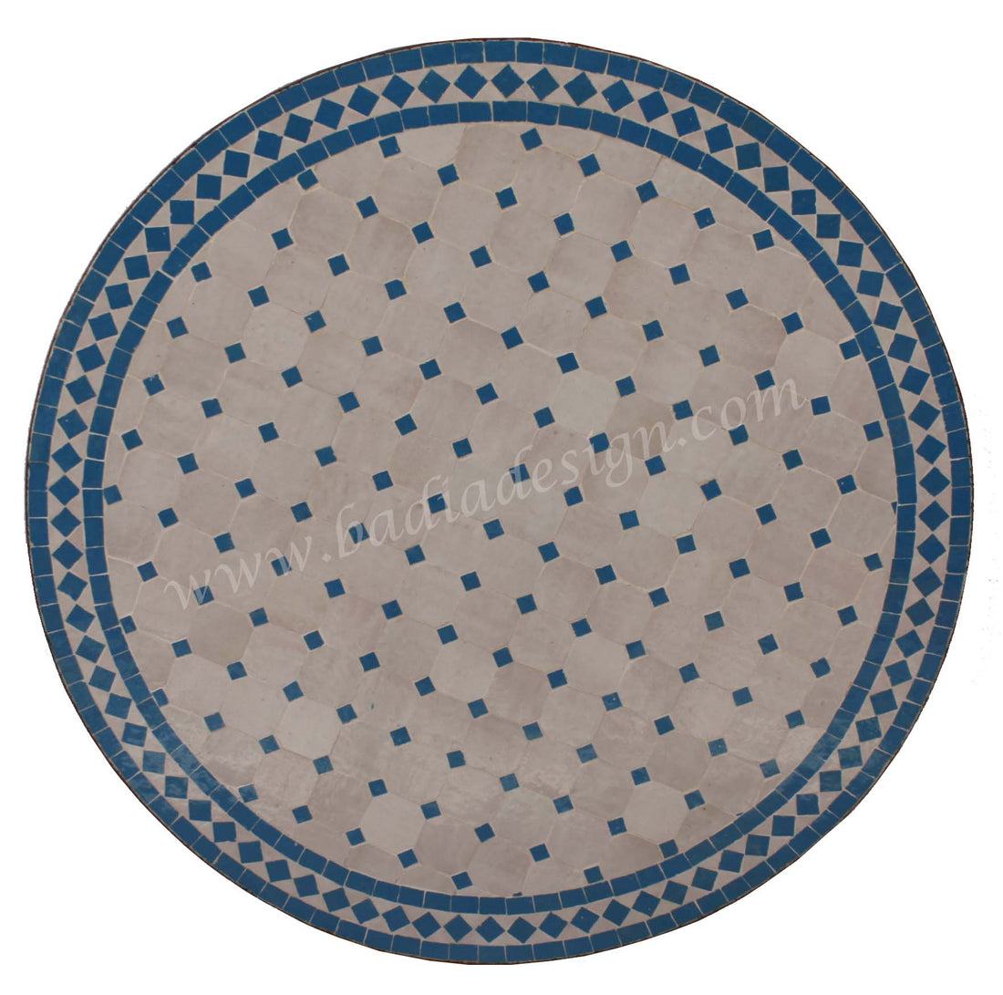 32" Round Mosaic Tile Table Top