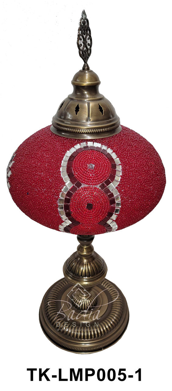 Turkish Mosaic Glass Desktop Lamps