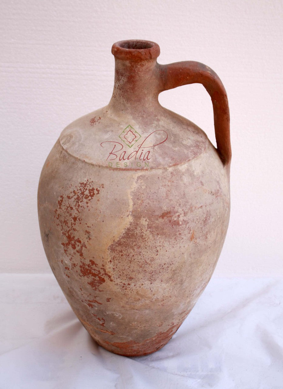 Vintage Clay Jar Imported from Turkey